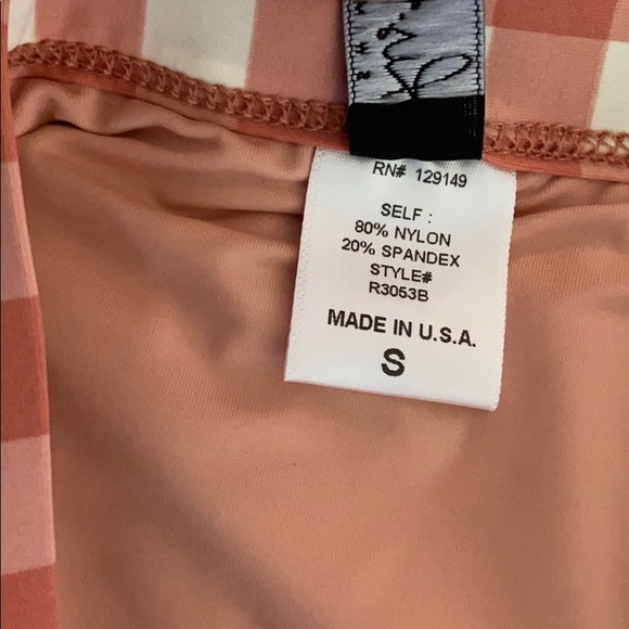 Ris-k pink lago swimsuit NWT - Picture 5 of 7